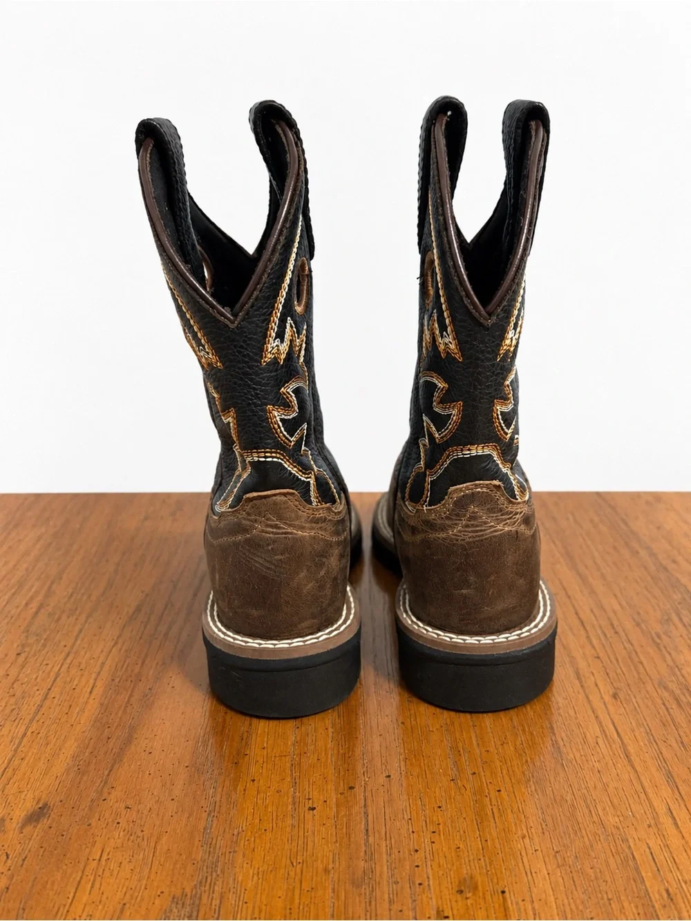 NEW Kids Pull-On Cowboy Boots Size 12 Western Rodeo